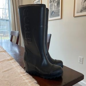 Sorel Joan Wedge Rain Boots